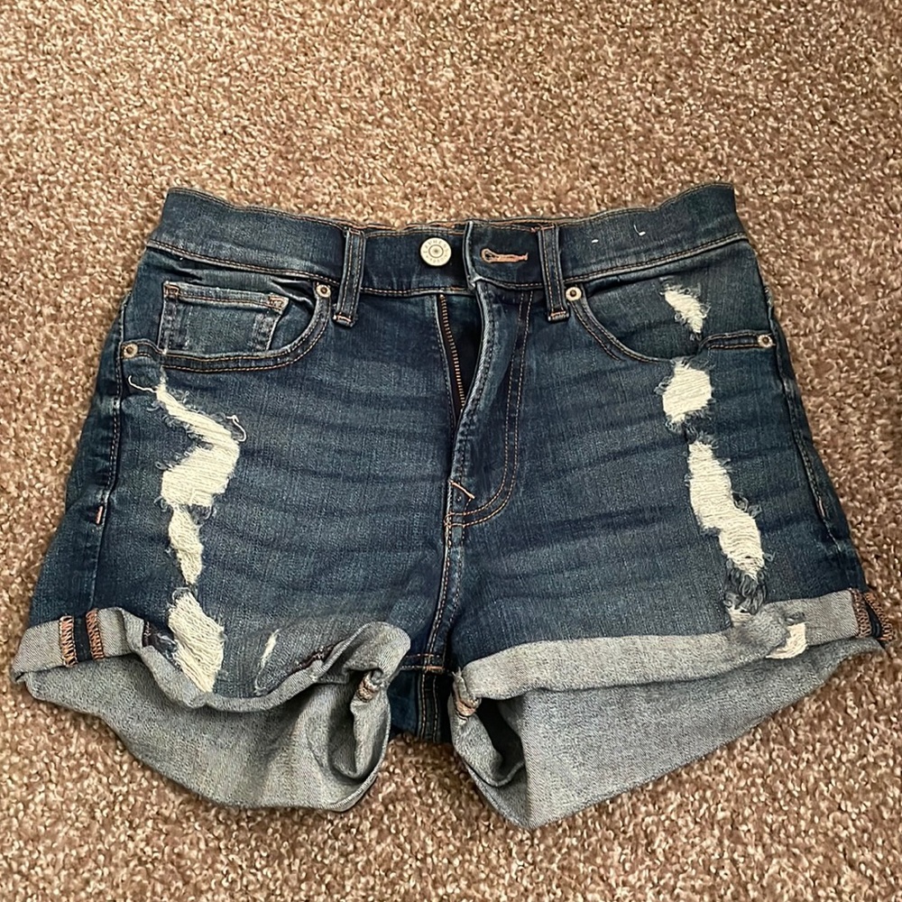 Express high rise shorts size 0